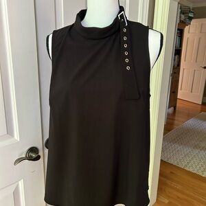 DO + BE Black Halter sleeveless neck blouse